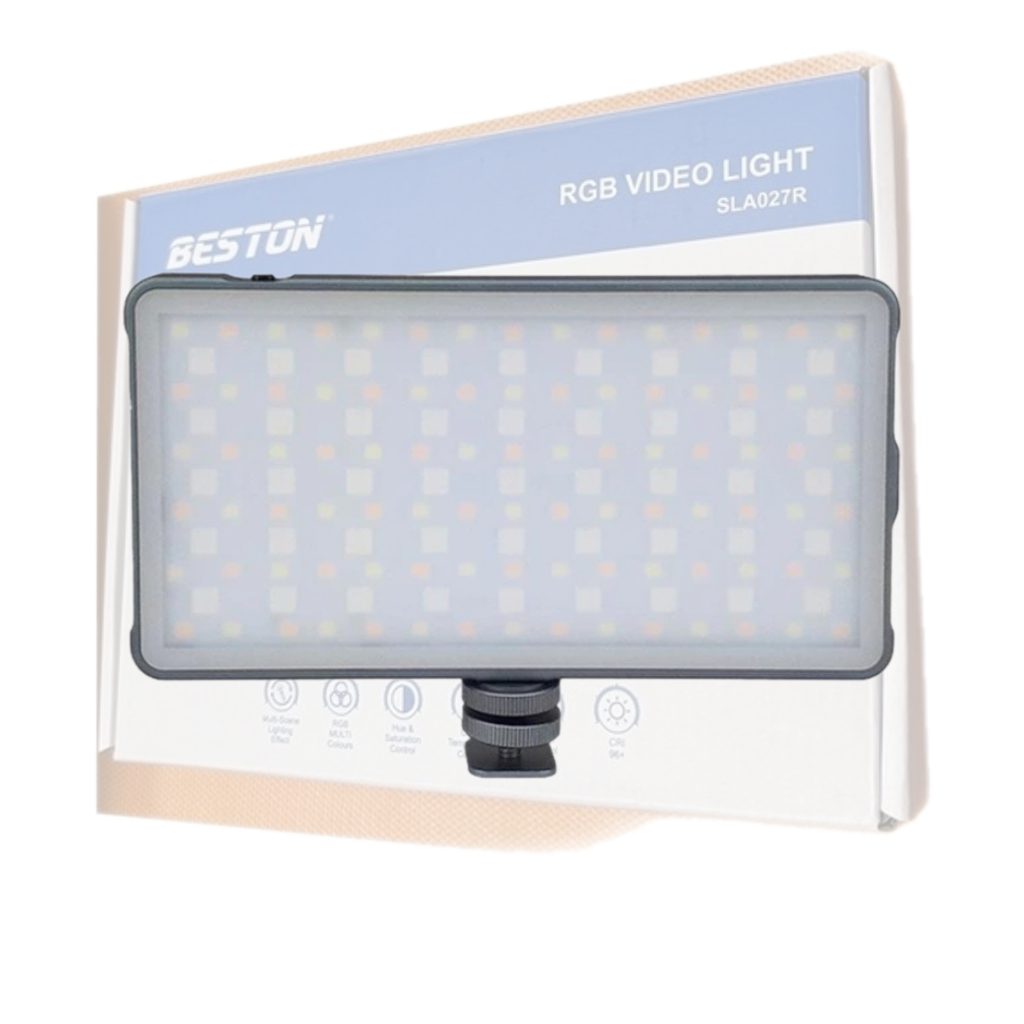 نور LED پرتابل Beston SLA027R؛ پنل نور حرفه‌ای عکاسی و فیلمبرداری با نور قابل تنظیم