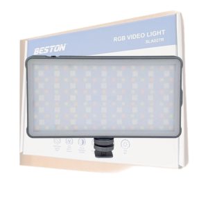 نور LED پرتابل Beston SLA027R؛ پنل نور حرفه‌ای عکاسی و فیلمبرداری با نور قابل تنظیم