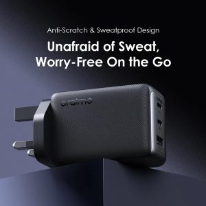 نمای جلوی شارژر oraimo HyperGaN با پورت USB-C