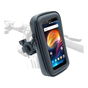 هولدر گوشی موتور Bike Mount نصب‌شده روی فرمان موتور