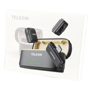 میکروفون-یقه‌ای-بی‌سیم-telesin-با-کیفیت-بالا