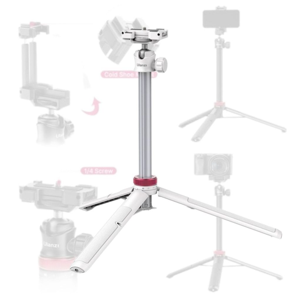 سه‌پایه و مونوپاد موبایل Ulanzi MT-44 با طراحی تلسکوپی